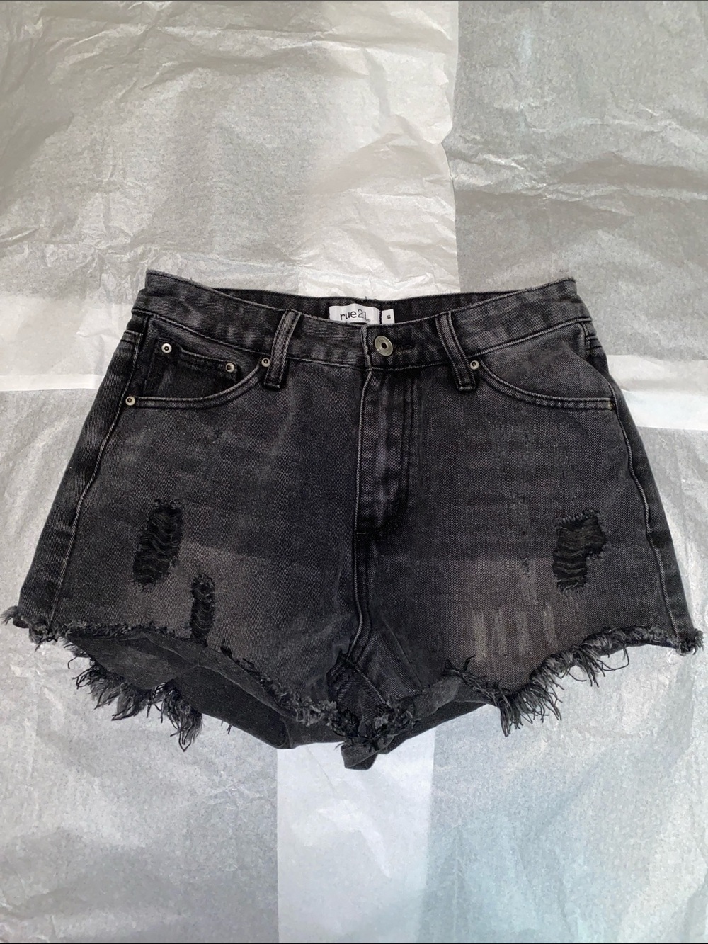 Forever 21 Distressed Denim Cutoff Shorts